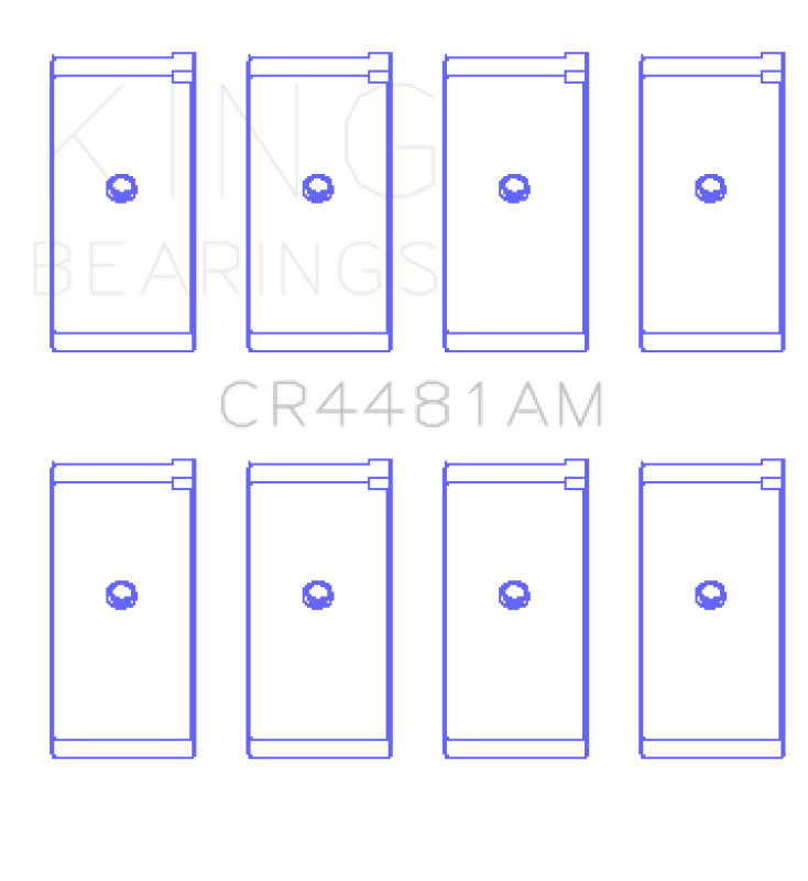 King Engine Bearings Mitsubishi G32/G63 (Size +0.25mm) Connecting Rod Bearing Set - CR4481AM0.25