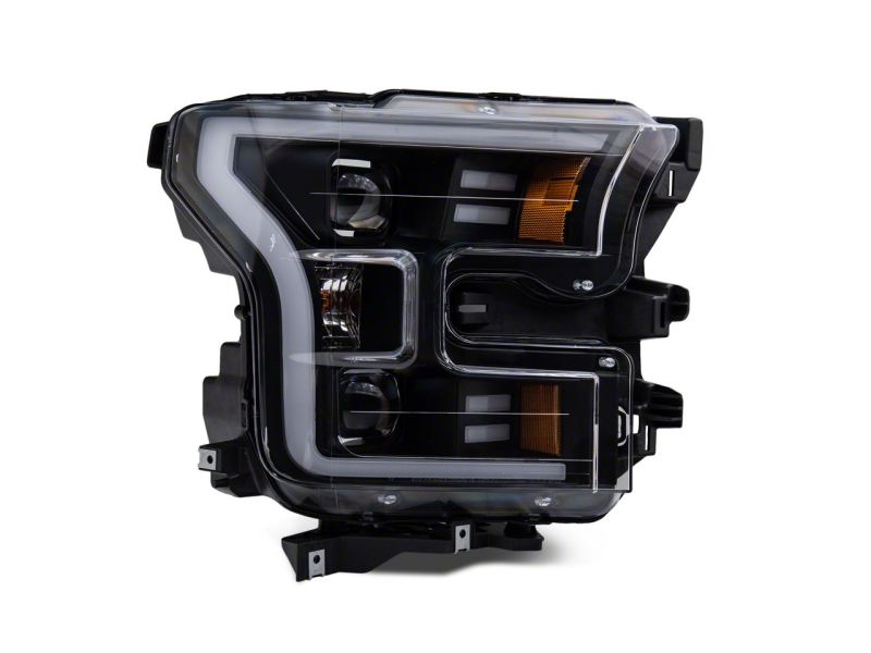 Raxiom 15-17 Ford F-150 G3 Projector Headlights w/ LED Accent- Blk Housing (Clear Lens) - T542837