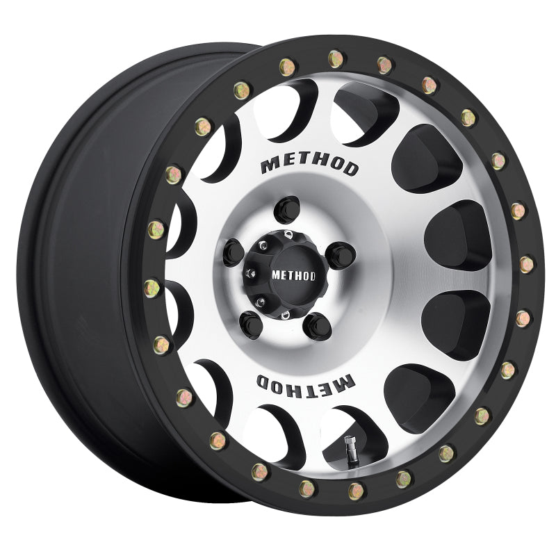 Method MR105 Beadlock 17x9 -38mm Offset 6x5.5 108mm CB Machined w/Matte Black Ring Wheel - MR10579060338B
