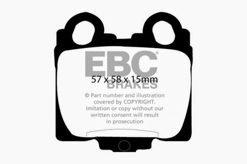 EBC 98-05 Lexus GS300 3.0 Greenstuff Rear Brake Pads - DP21224