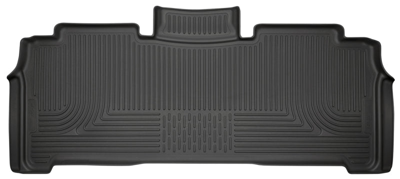 Husky Liners 2017 Chrysler Pacifica (Stow and Go) WeatherBeater 2nd Row Black Floor Liners - 14011HUL