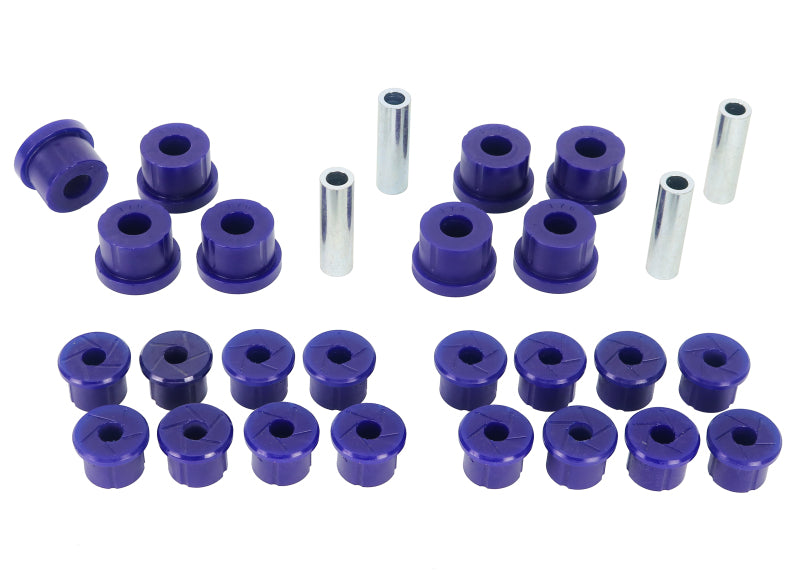 SuperPro 1986-1993 Suzuki Samurai JA Suzuki Samurai Front & Rear Leaf Spring & Shackle Bushing Kit - KIT068K