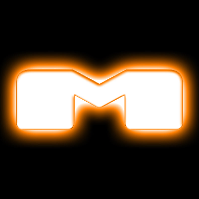 ORACLE Lighting Universal Illuminated LED Letter Badges - Matte Wht Surface Finish - M SEE WARRANTY - 3140-M-005