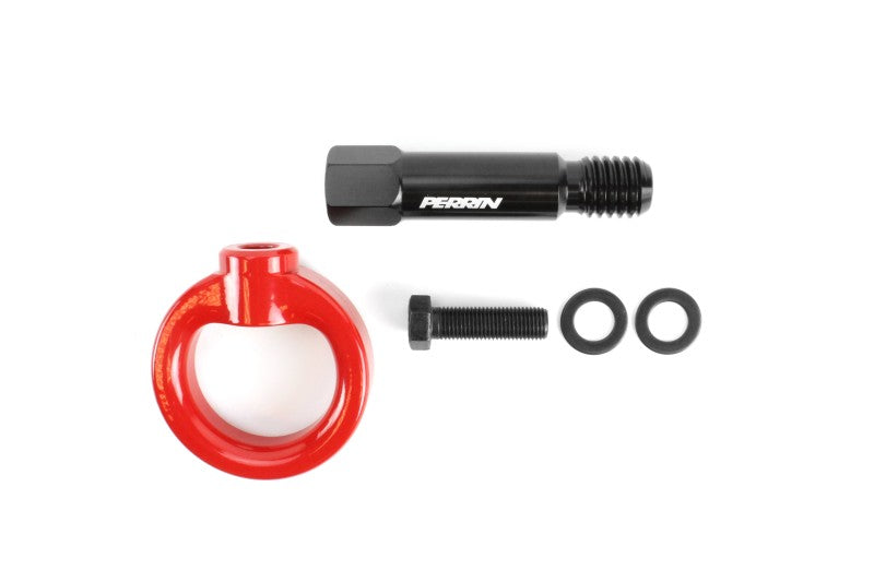 Perrin 20+ Toyota Supra Tow Hook Kit (Rear) - Red - PTP-BDY-250RD