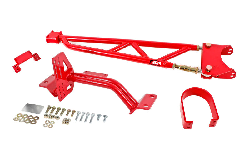 BMR 93-02 F-Body w/ DSL Torque Arm Tunnel Mount (For Long Tube Headers) - Red - TA012R by BMR Suspension