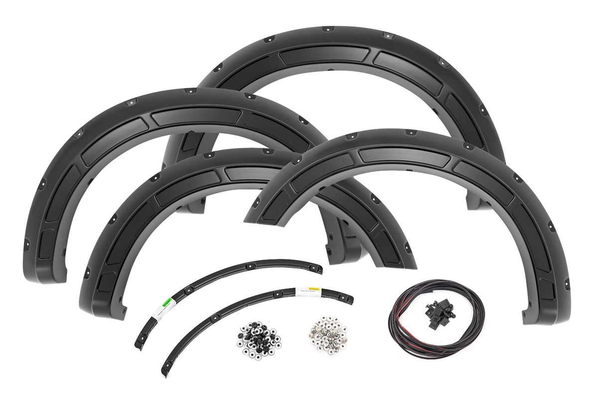 Rough Country - Defender Pocket Fender Flares - Ford F-250/F-350 Super Duty (23-25)