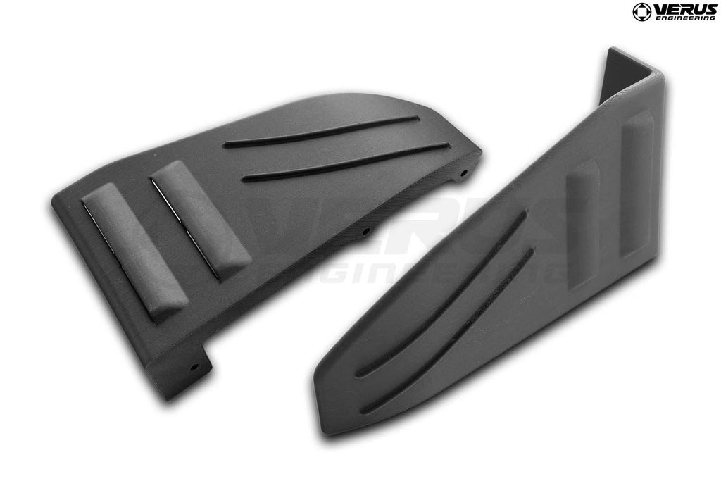 Verus - Front Splitter Endplates - BMW E92 M3 - A0617A for 2021-2025 BMW M3 - front view