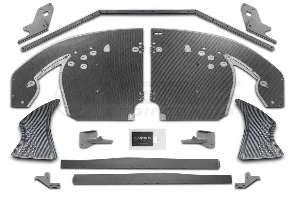 Verus - Front Splitter Kit - G80 BMW M3, G82 BMW M4 - A0654A for 2021-2025 BMW M3 - front view
