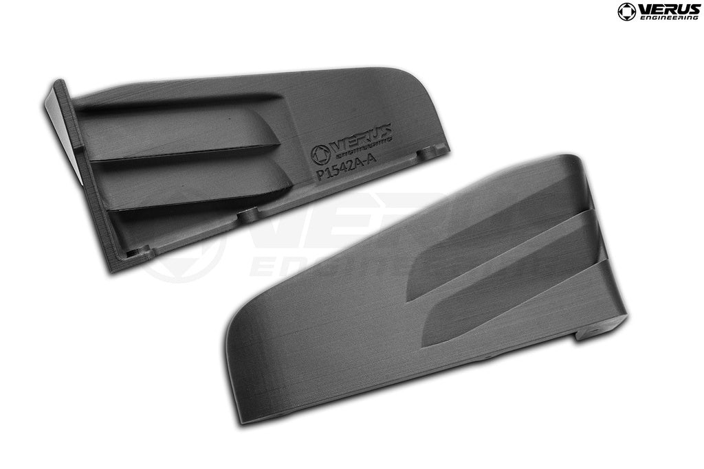Verus - Front Splitter Endplates - G80 BMW M3, G82 BMW M4 - A0658A for 2021-2025 BMW M3 - front view