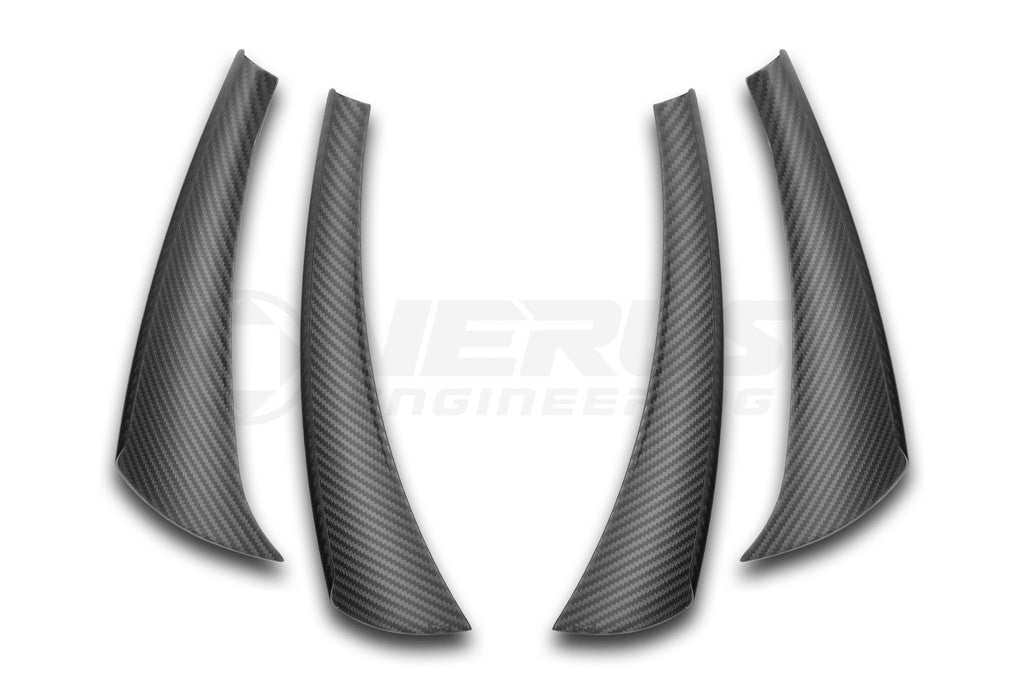 Verus - Dual Element Dive Plane (Canard) Kit - Corvette Z06(C8) - A0752A for 2020-2026 Chevrolet Corvette - front view