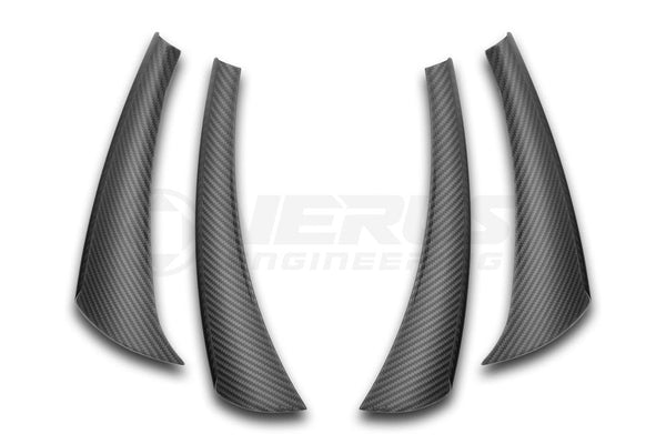 Verus - Dual Element Dive Plane (Canard) Kit - Corvette Z06(C8) - A0752A for 2020-2026 Chevrolet Corvette - front view