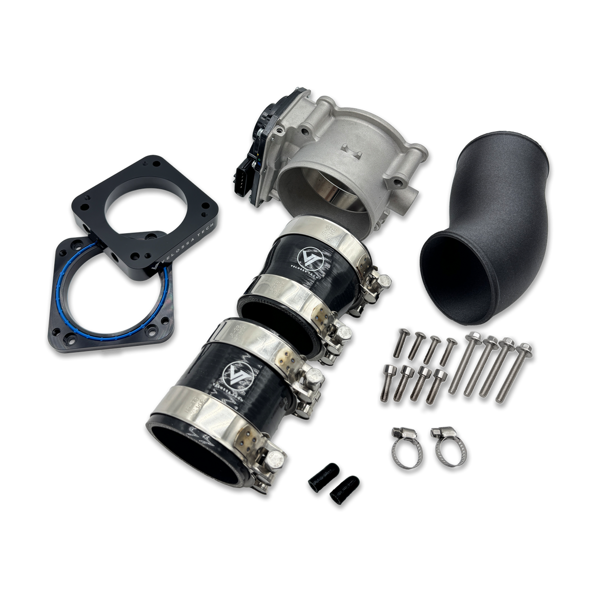2017+ Kia Stinger 3.3T and Genesis G70 3.3T - 76mm KING SIZE Throttle Body and Multi-Plate Adapter Kit