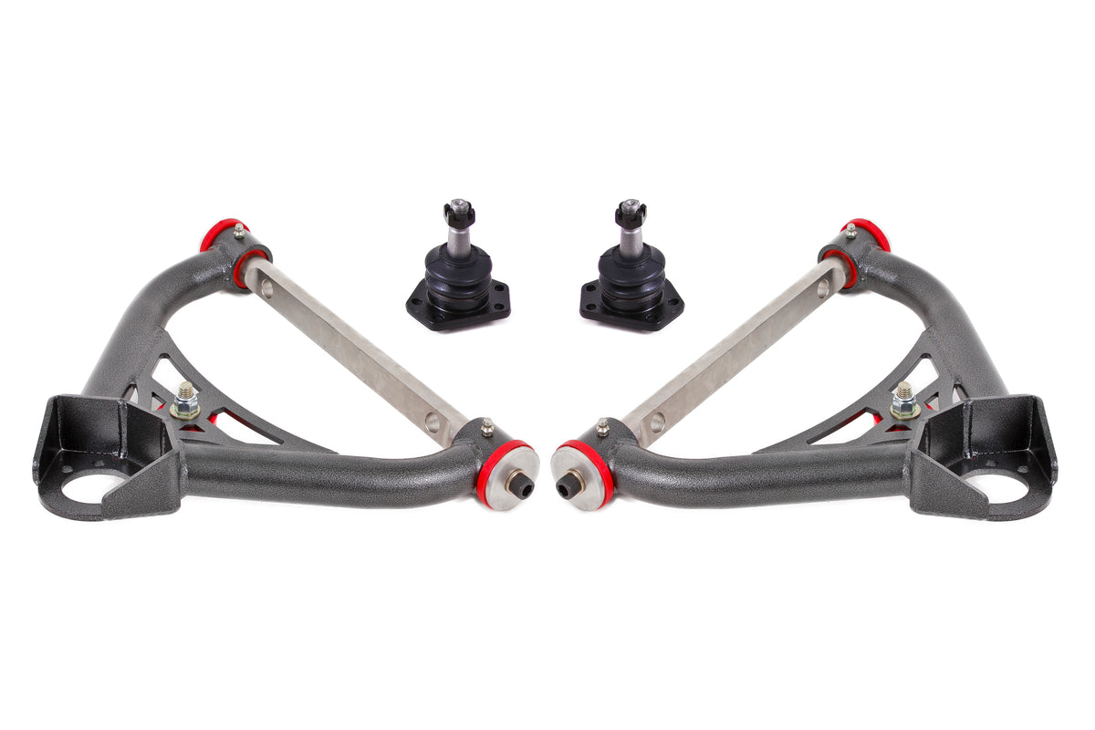 BMR 70-81 2nd Gen F-Body Non-Adj. Upper A-Arms (Polyurethane) - Black Hammertone - AA015H