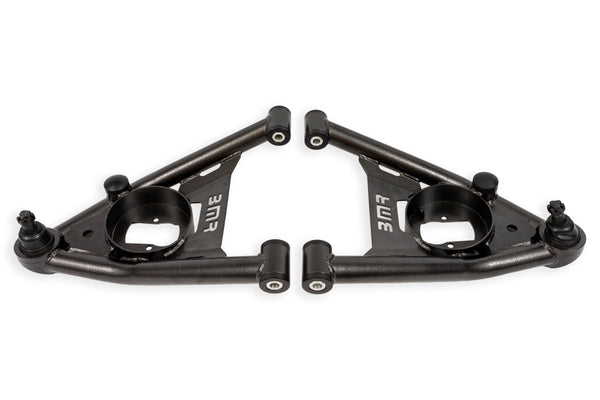 BMR 64-72 A-Body Non-Adj Lower A-Arms - Black Hammertone - AAL401H