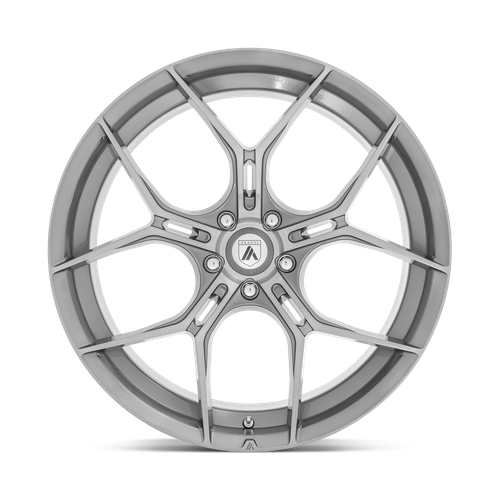 Asanti Black Abl-37 Monarch 22X9 5X120 +38MM Titanium Brushed