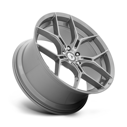 Asanti Black Abl-37 Monarch 22X10.5 5X112 +40MM Titanium Brushed
