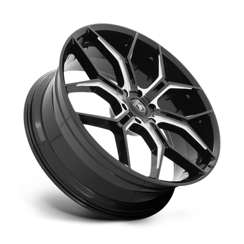 Asanti Black Abl-38 Monarch Truck 22X9.5 6X139.7 +20MM Gloss Black Milled