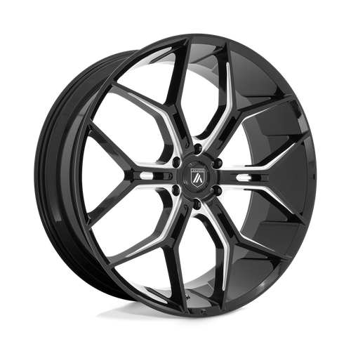 Asanti Black Abl-38 Monarch Truck 22X9.5 6X139.7 +20MM Gloss Black Milled