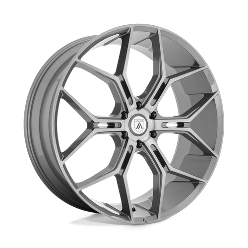 Asanti Black Abl-38 Monarch Truck 22X9.5 6X135 +38MM Titanium Brushed