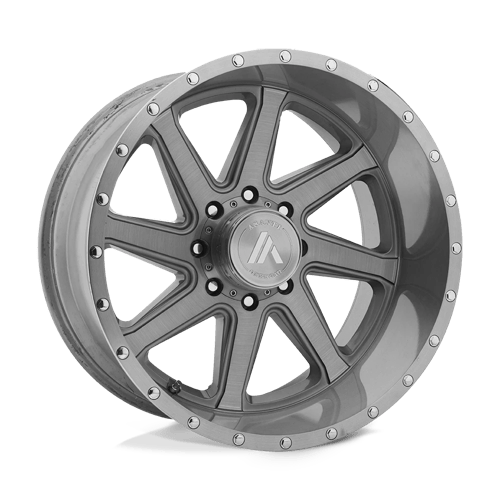 Asanti - AB814 20X12 6X135 Titanium-brush (R) -40