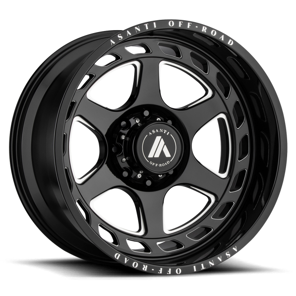 Asanti - AB816 20X10 6X5.5 G-blk Mill -18MM