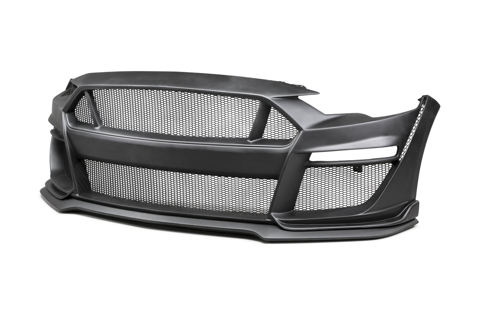 Anderson Composites 18-19 Ford Mustang Type-ST Fiberglass Front Bumper w/Lip (Req Anderson Fenders) - AC-FB18FDMU-ST-GF