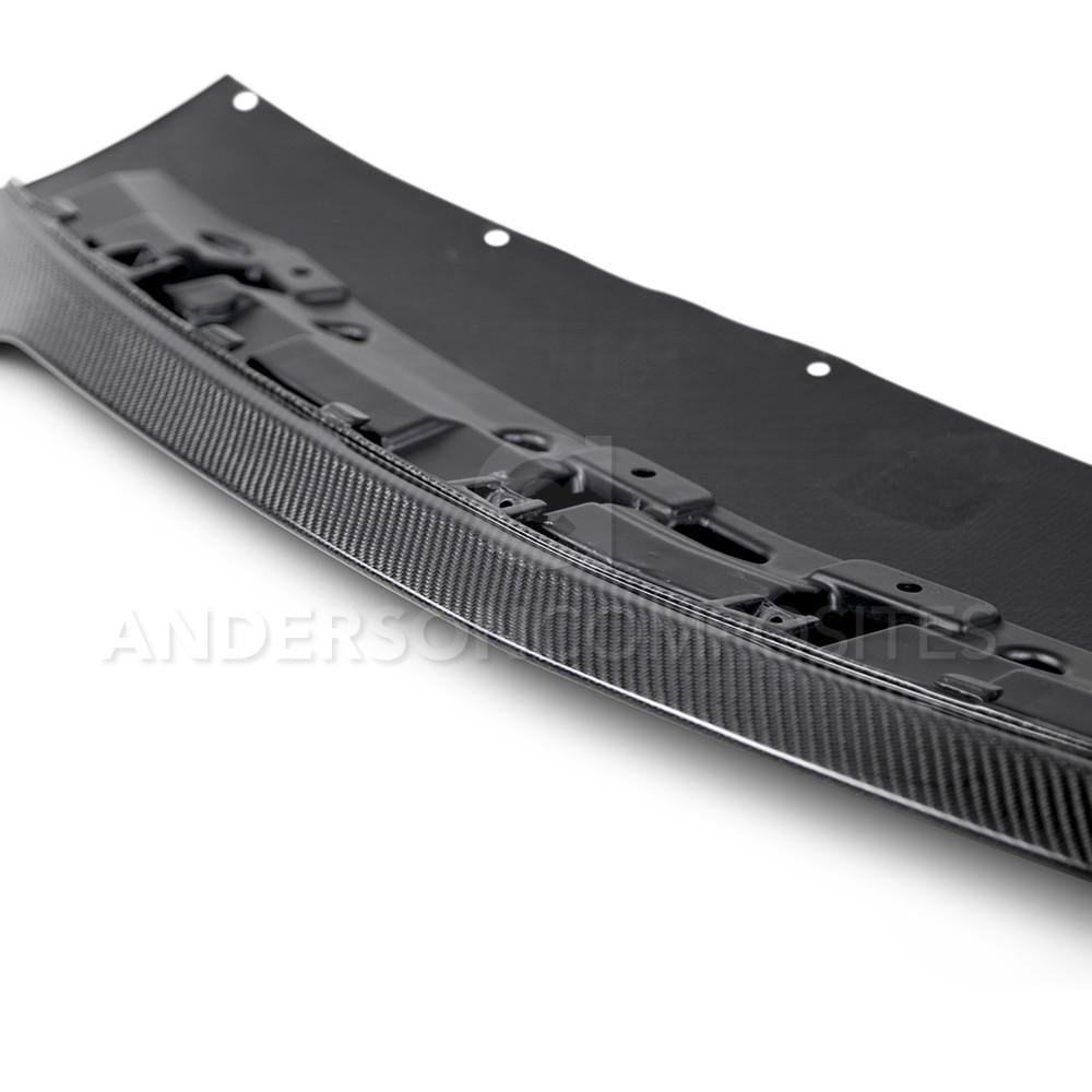 Anderson Composites 2015-2017 Ford Mustang Shelby GT350 Carbon Fiber Front Splitter (3 PC) - AC-FL15MU350