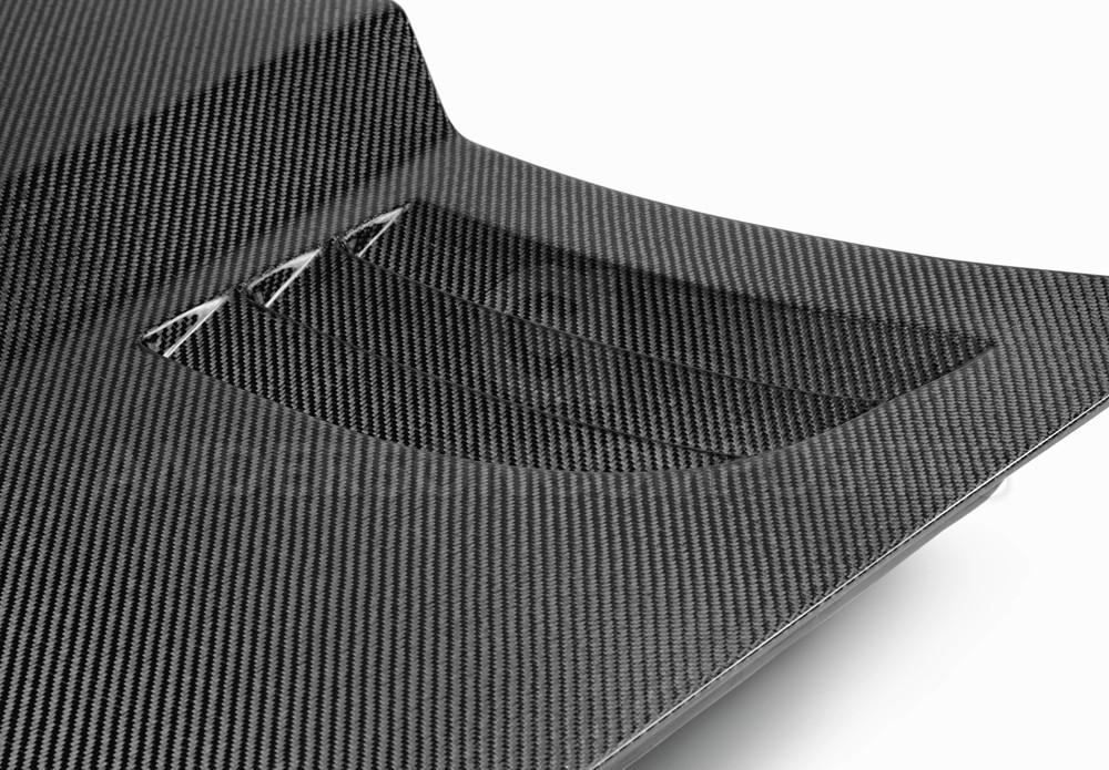 Anderson Composites 10-13 Chevy Camaro TT-Style Carbon Fiber Hood - AC-HD1011CHCAM-TT