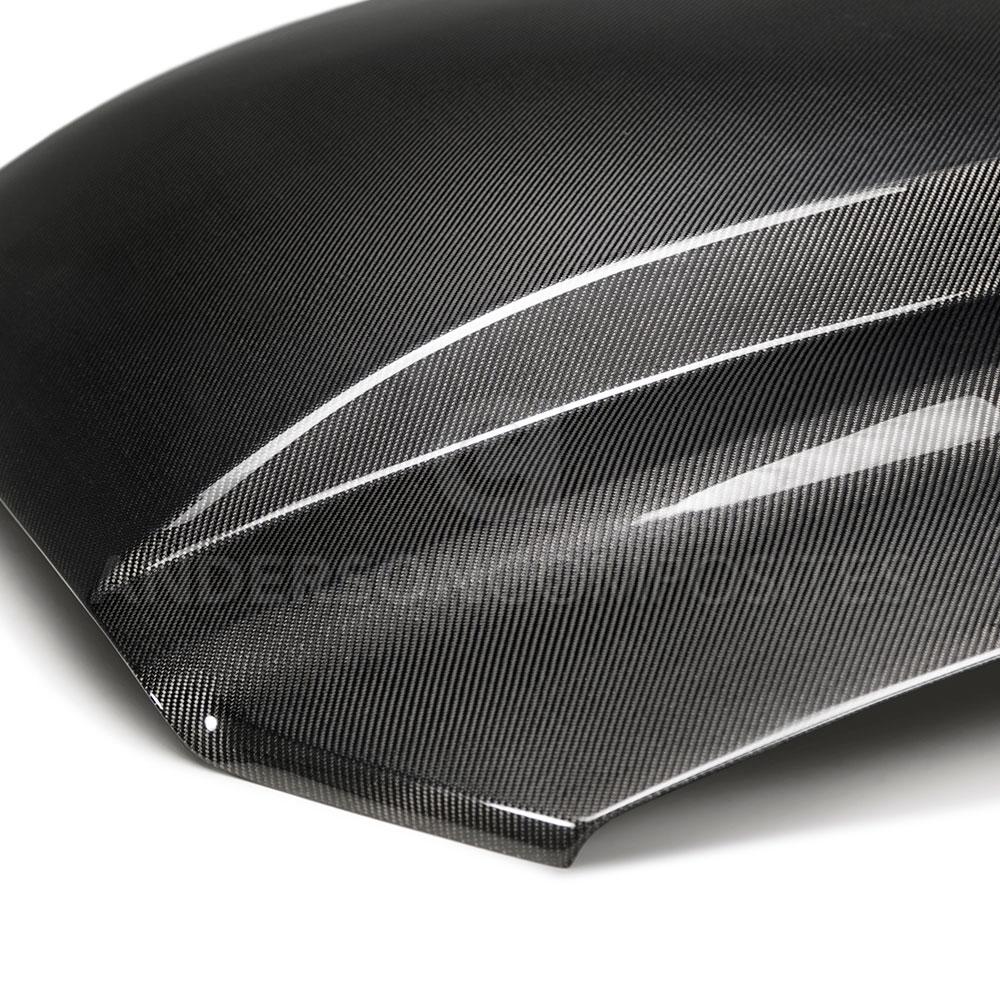 Anderson Composites 2013-2014 Ford Mustang Type-CJ Carbon Fiber Cowl Hood - AC-HD13FDMU-CJ