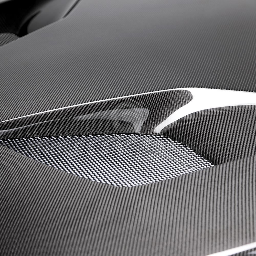 Anderson Composites 15-17 Ford Mustang (Excl. GT350/GT350R) Type-TT Double Sided Hood - AC-HD15FDMU-TT-DS