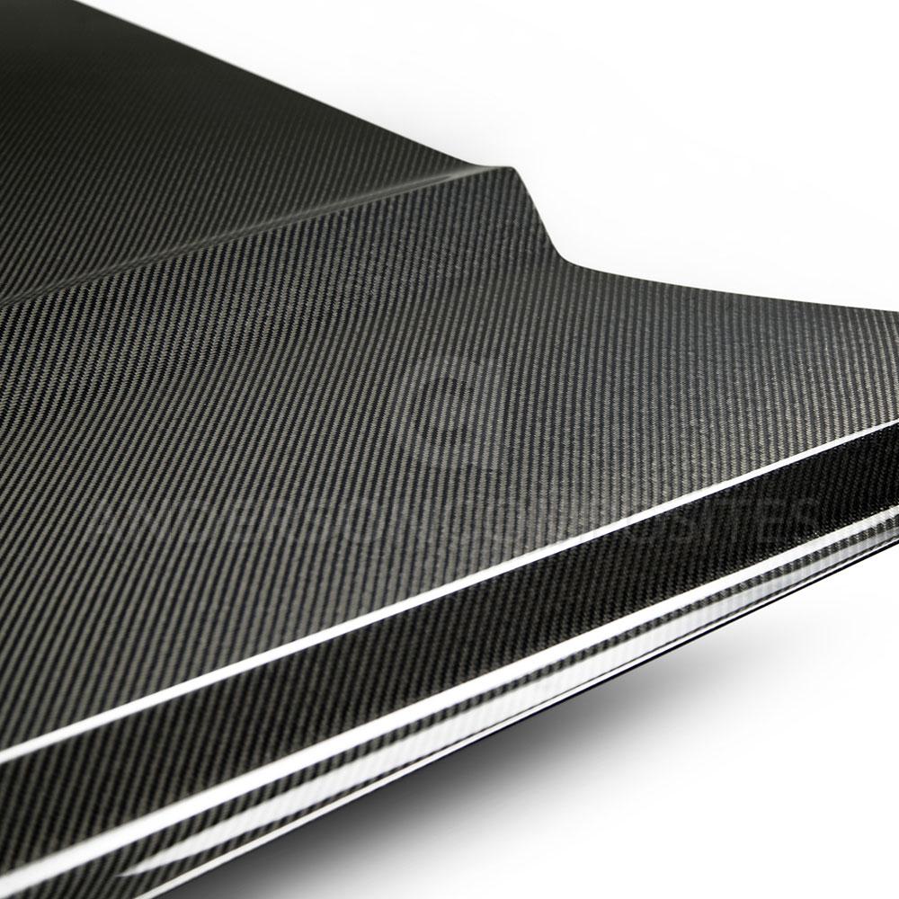 Anderson Composites 2015-2017 Ford Mustang Double Sided Carbon Fiber Type-OE Style Hood - AC-HD15FDMUGT-OE-DS
