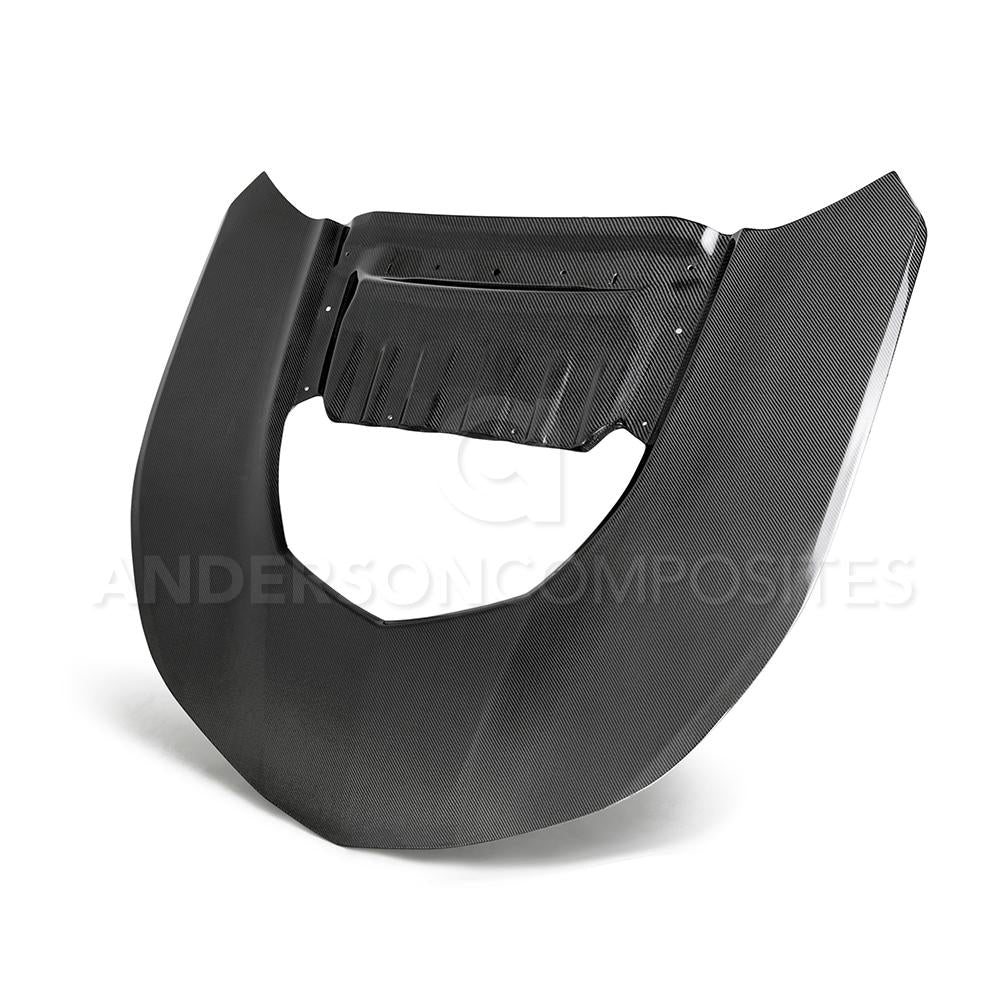 Anderson Composites 2017-2018 Chevrolet Camaro ZL1 1LE Type-OE Style Double Sided Carbon Fiber Hood - AC-HD17CHCAMZL-OE-DS