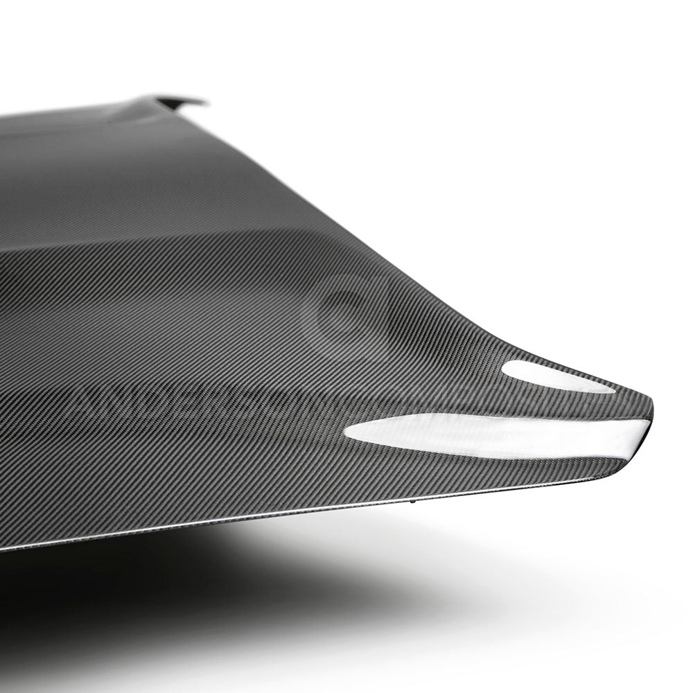 Anderson Composites 2018 Ford Mustang Type-GR Double Sided Carbon Fiber Hood - AC-HD18FDMU-GR-DS