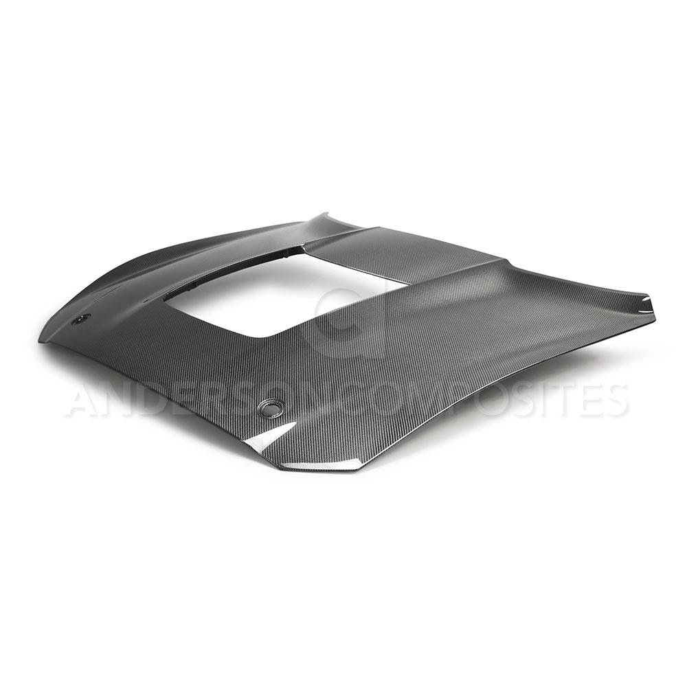 Anderson Composites 2020 Mustang Shelby GT500 Double Sided Carbon Fiber Hood - AC-HD20FDMU500-OE-DS