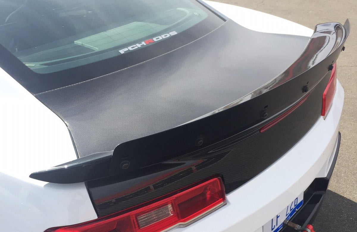 Anderson Composites 2014-2015 Chevrolet Camaro Z28 Type-Z28 Style Rear Spoiler w/ Wicker Bill - AC-RS14CHCAM-Z28W