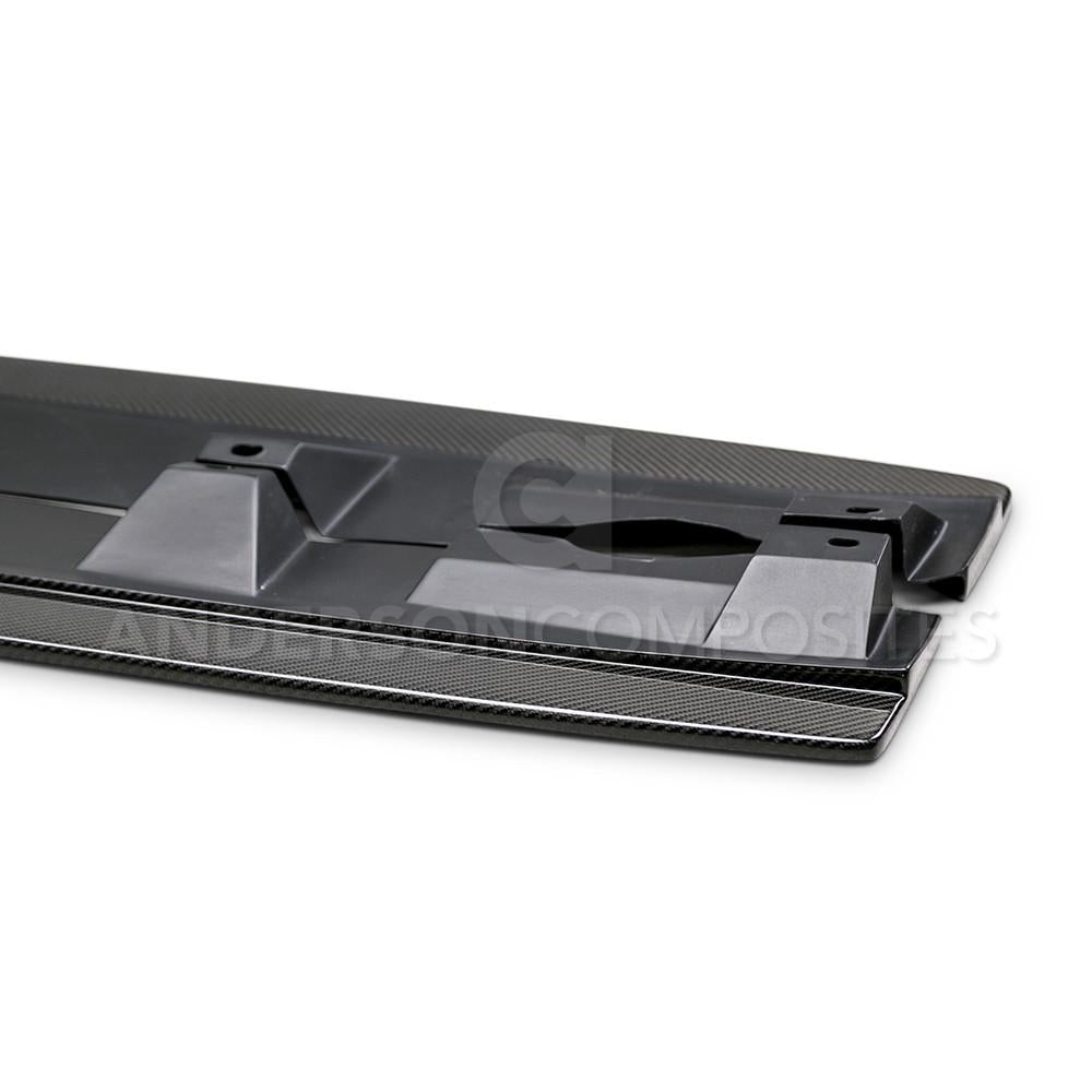 Anderson Composites 16-17 Ford Focus RS Type-AR Rocker Panel Splitter - AC-SS16FDFO-AR