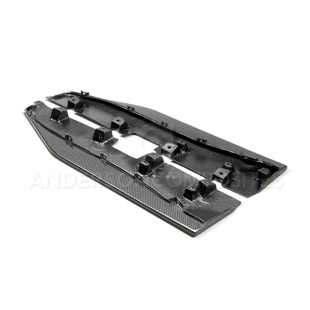 Anderson Composites 2020 Ford Mustang/Shelby GT500 Carbon Fiber Side Splitters - AC-SX20FDMU500
