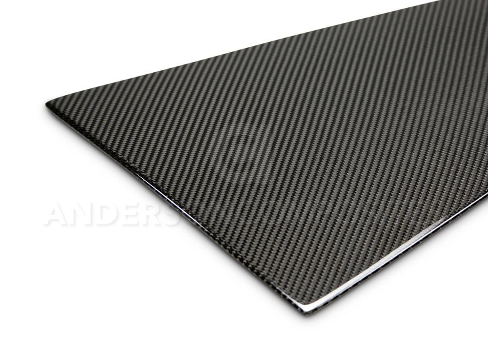 Anderson Composites 2015-2017 Ford Mustang Type -F Style Window Louvers - Flat - AC-WL15FDMU-F