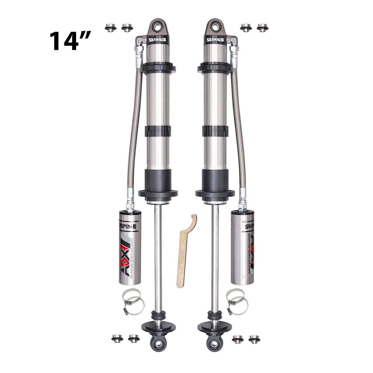 Skyjacker 14-25 Ram 2500 2-2.5 In Front Lift Kit W/ Adx M2.0 Alum Monotube Shocks - R25-XM