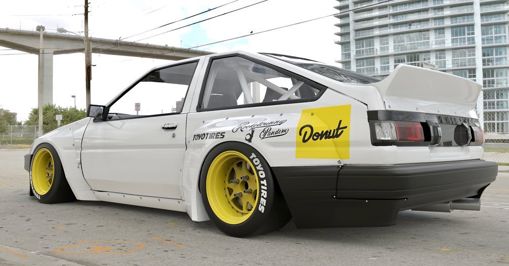 GReddy - Pandem AE86 Aero - Toyota Corolla Trueno HB - 66910866