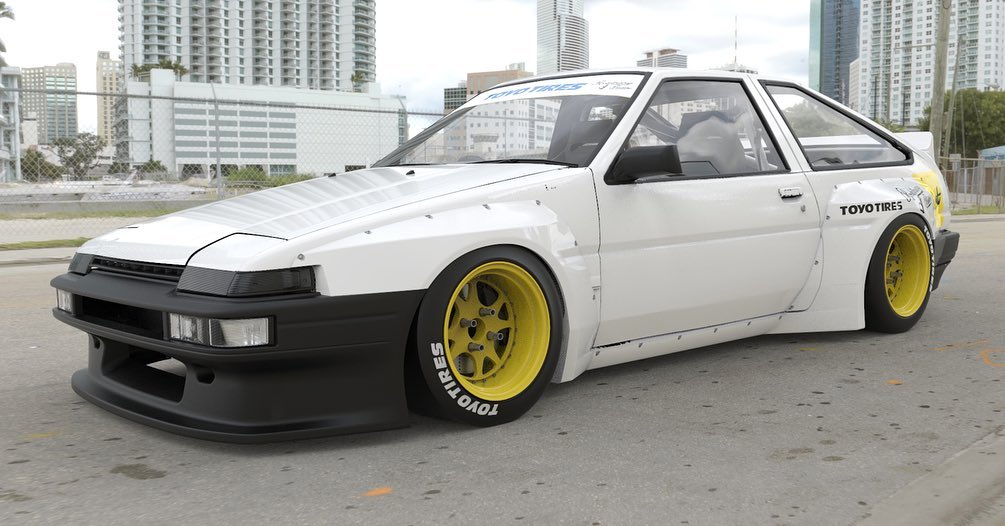 GReddy - Pandem AE86 Aero - Toyota Corolla Trueno HB - 66910866