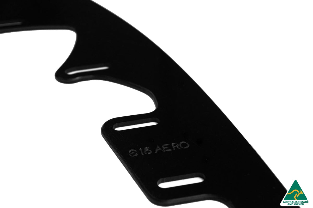 Flow Designs - S15 / 200SX Aero Front Lip Splitter Extensions (Pair - For Aero Front Bar)
