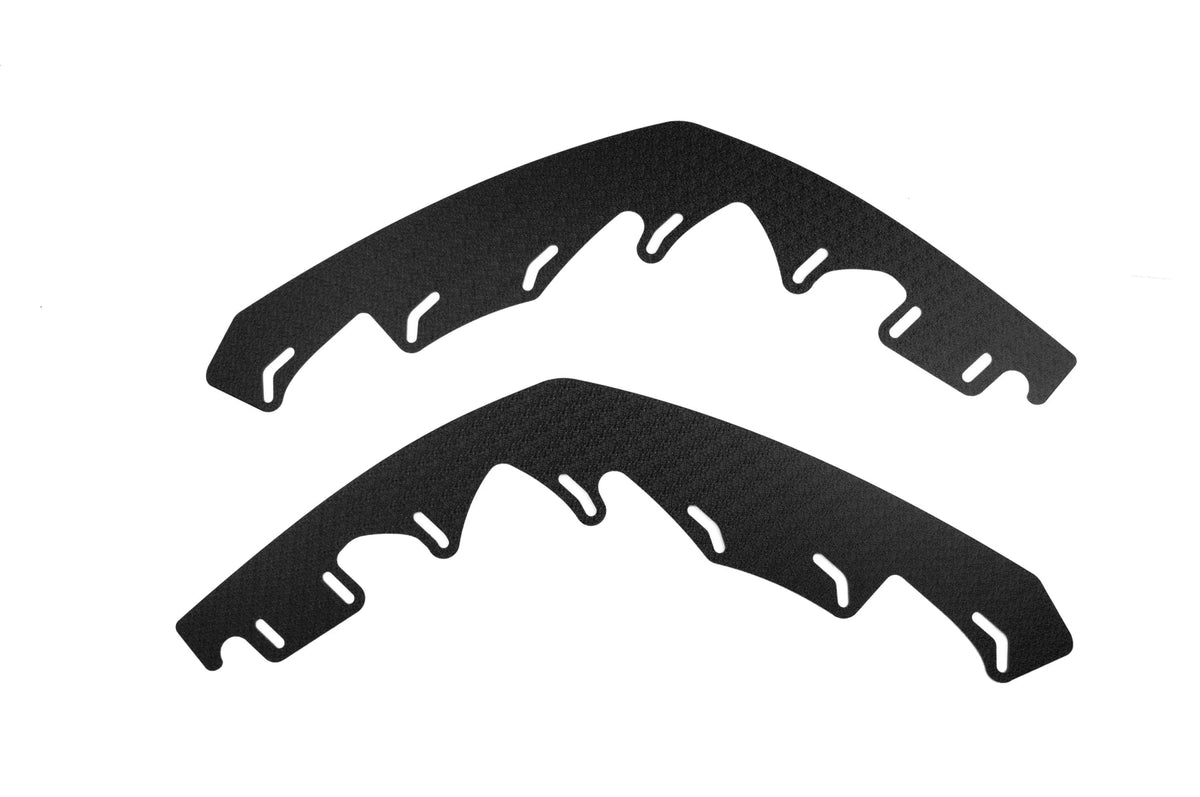 Flow Designs - S15 / 200SX Aero Front Lip Splitter Extensions (Pair - For Aero Front Bar)