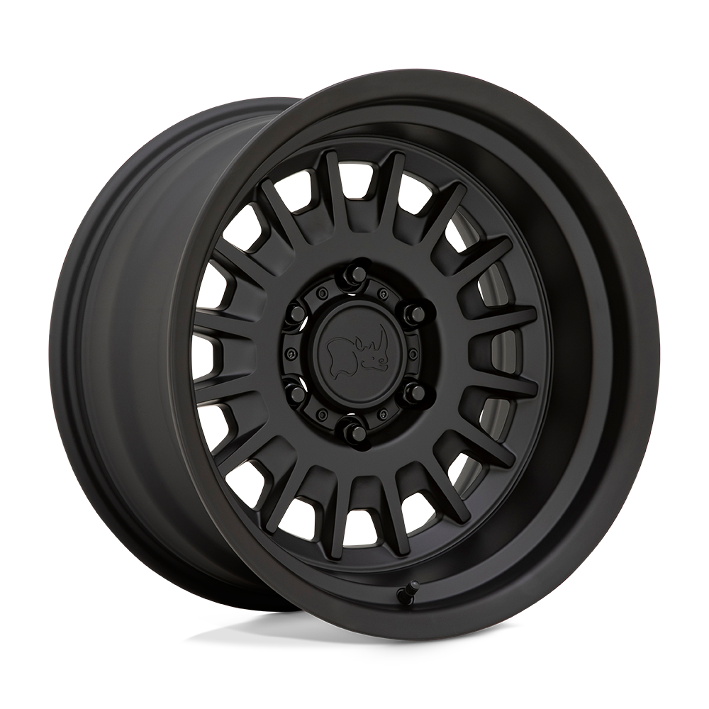 Black Rhino Hard Alloys Aliso 16X8 6X139.7 -25MM Matte Black
