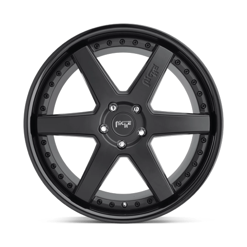Niche 1PC M192 Altair 18X8.5 5X112 +42MM Gloss Black Matte Black