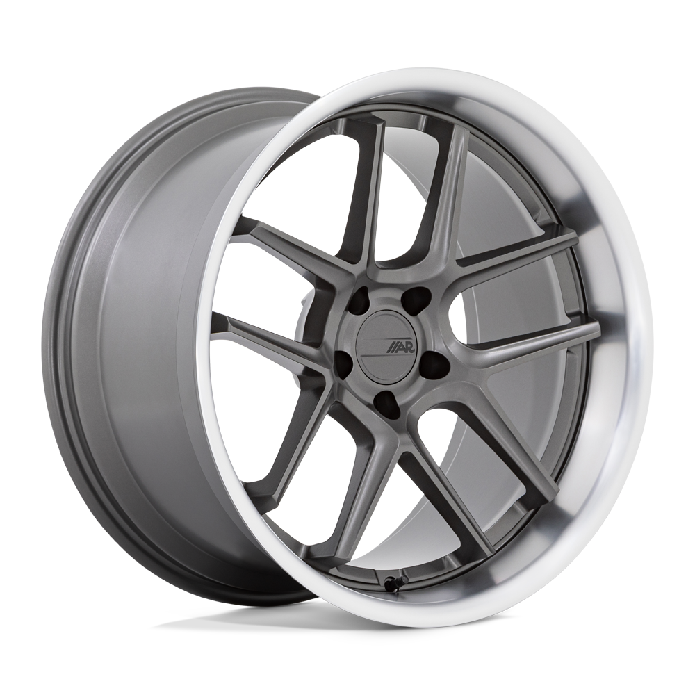 American Racing Ar942 Bishop 20X9.5 5X115 +15MM Matte Gunmetal W/ Machined Lip