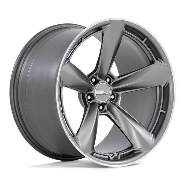 American Racing Ttf 20X9.5 5X120 +15MM Matte Anthracite W/ Machined L