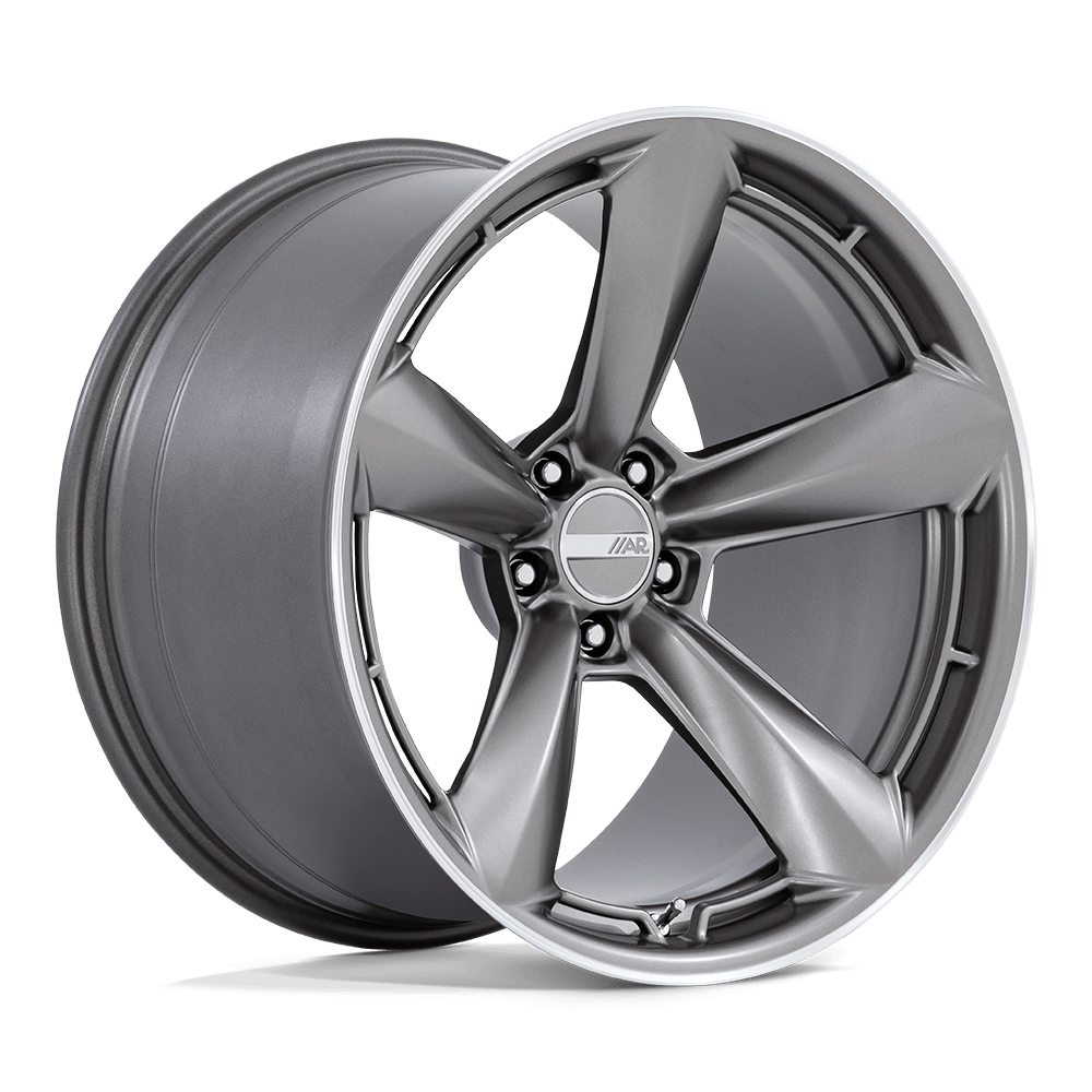 American Racing Ttf 20X9.5 5X115 +15MM Matte Anthracite W/ Machined L
