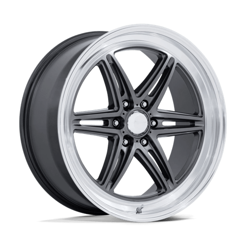American Racing Ar953 Groove 6 Drag 17X10 6X139.7 +35MM Anthracite W/ Diamond Cut Lip