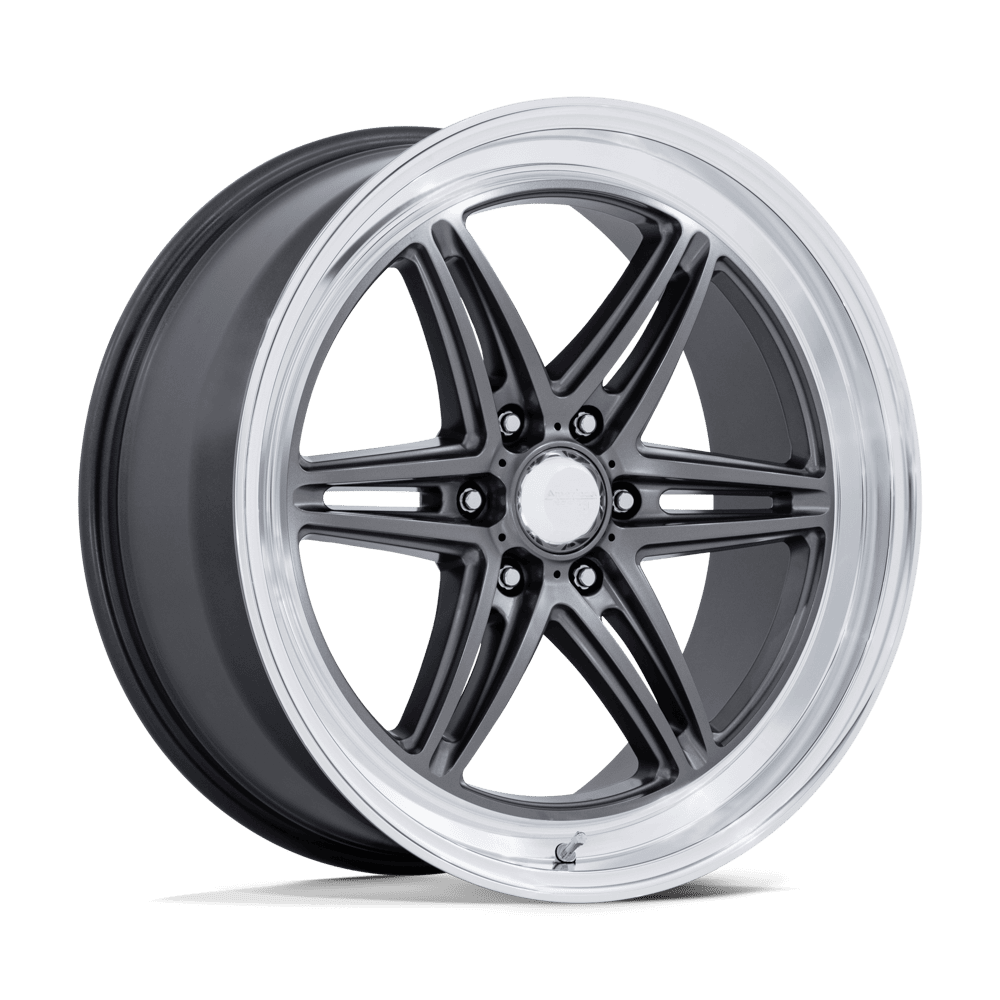 American Racing Ar953 Groove 6 Drag 22X9.5 6X139.7 +25MM Anthracite W/ Diamond Cut Lip